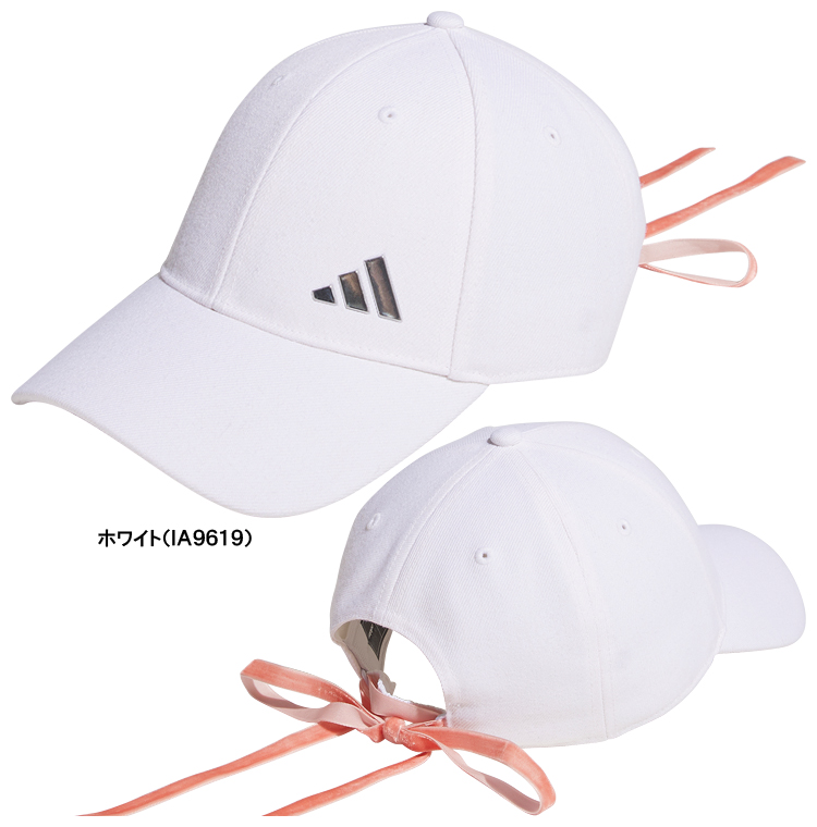 adidas Golf アディダスゴルフ 日本正規品 メタルロゴ リボン キャップ