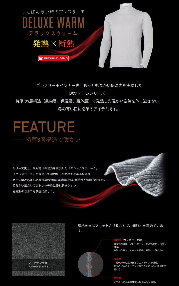 MIZUNO（ミズノ） ゴルフウエア メンズ インナーシャツ バイオギア