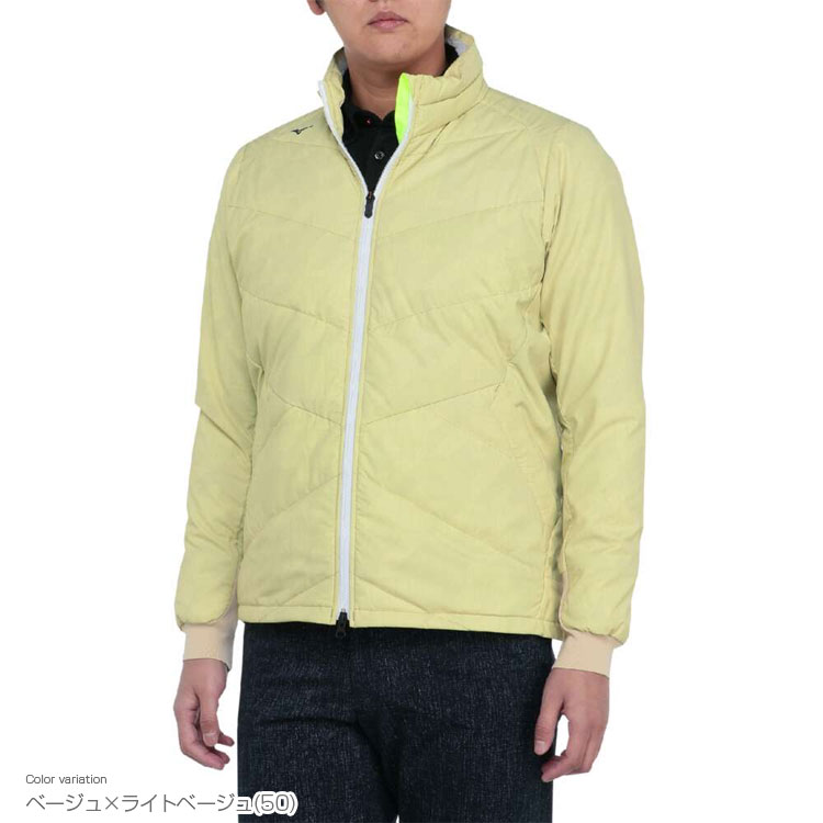 MIZUNO ミズノ ゴルフ ブレスサーモ ダウン ジャケット L メンズ MIZUNO（ミズノ） ゴルフウエア メンズ ダウンブルゾン 「 E2MEB507