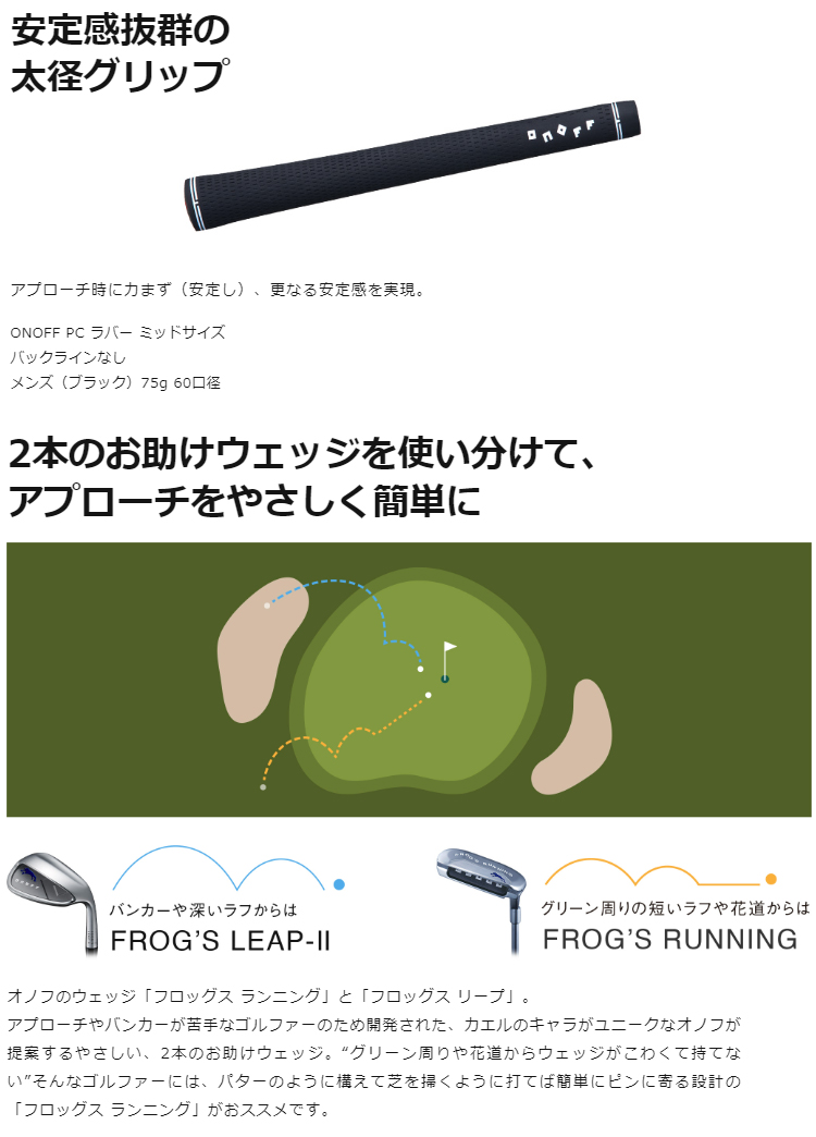 ONOFF（オノフ） GLOBERIDE グローブライド 正規品 FROG`S RUNNING