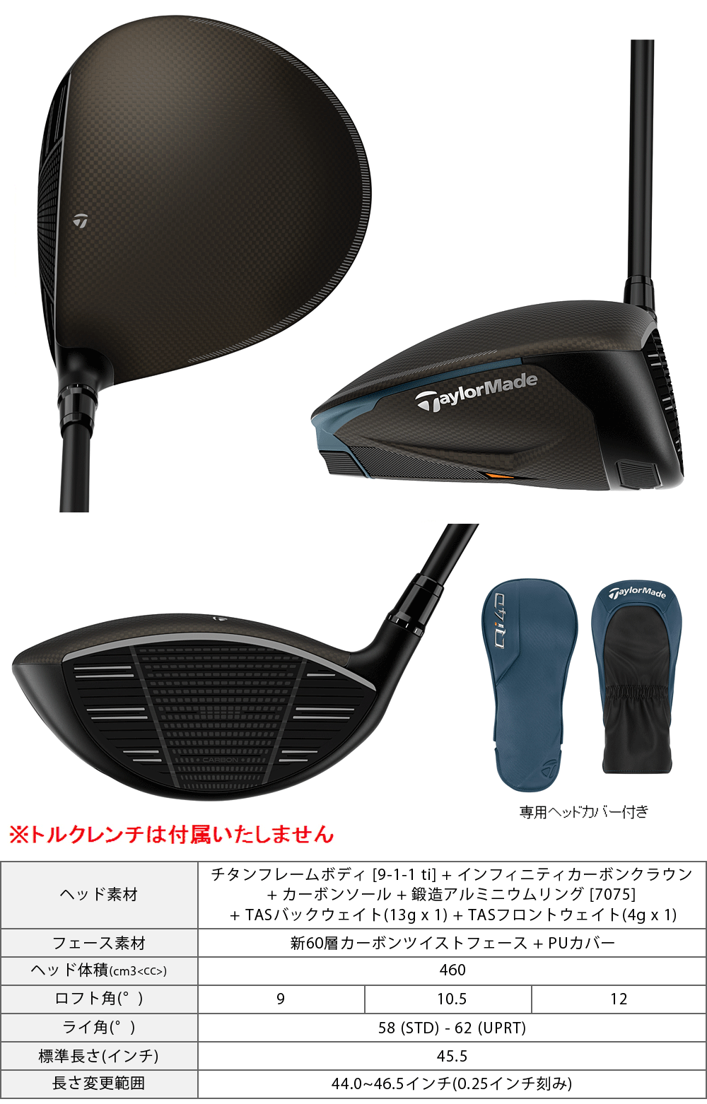 TaylorMade（テーラーメイド） Qi4D MAX ドライバー REAX