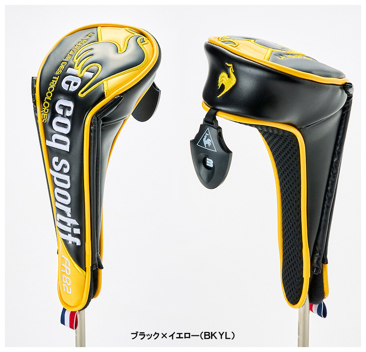 ルコックスポルティフキャディバッグ、便利な8分割、磁石式ヘッドカバー3個付き。 ルコックスポルティフ(le coq sportif) キャディバッグ 軽量