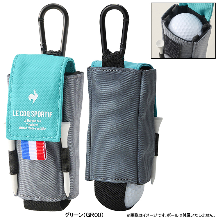 ルコック練習用バッグ、ボールホルダー、 ブリヂストン2個、ツアーティー2本セット ルコック練習用バッグ、ボールホルダー、 ブリヂストン2個