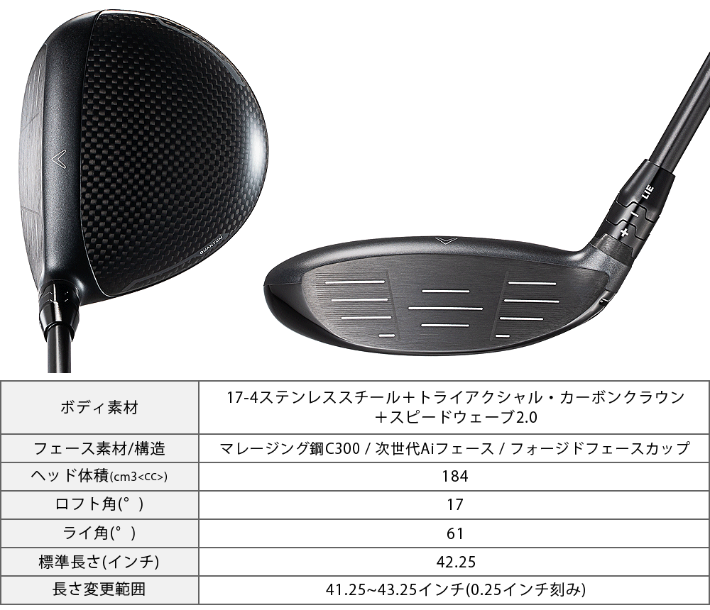 Callaway（キャロウェイ） QUANTUM MINI BUFFY ミニ バフィ