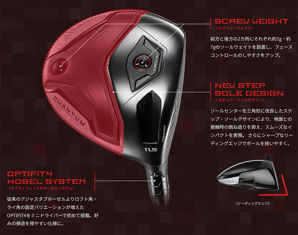 Callaway（キャロウェイ） 日本正規品 QUANTUM MINI クアンタム ミニ