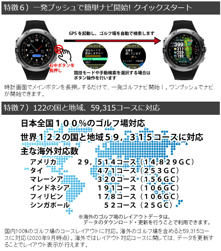 ShotNavi ショットナビ 正規品 W1 Evolve エボルブ GPS watch ゴルフナビ ウォッチ 「 腕時計型GPS距離測定器 」