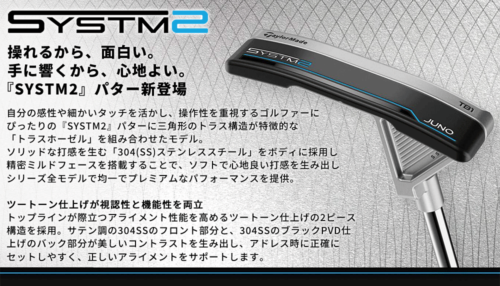 TaylorMade（テーラーメイド） 日本正規品 SYSTEM2 TRUSS システム