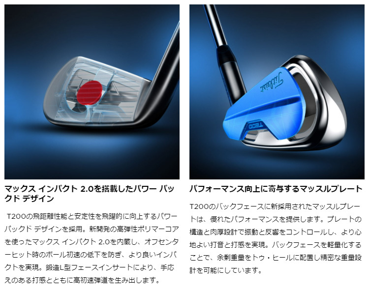 Titleist - ☆新品・未使用☆タイトリストT200アイアン5本セットNSPRO105T T-Series タイトリスト T200アイアン N.S.PRO 105T スチール