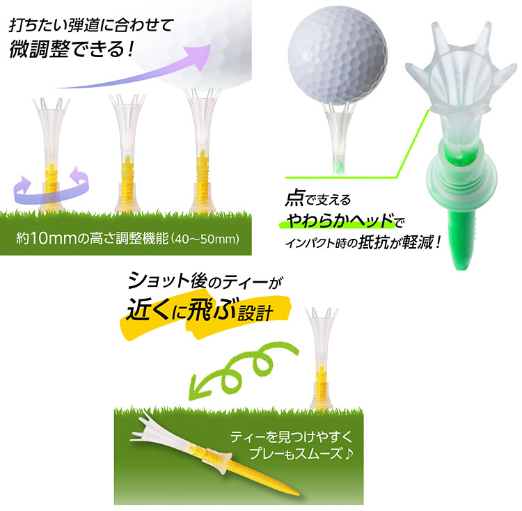 DAIYA GOLF(ダイヤゴルフ)日本正規品 Tomahawk(トマホークティー) 2021モデル 「ロング3本＆ショート3本 TE-512」  EZAKI NET GOLF - 通販 - PayPayモール