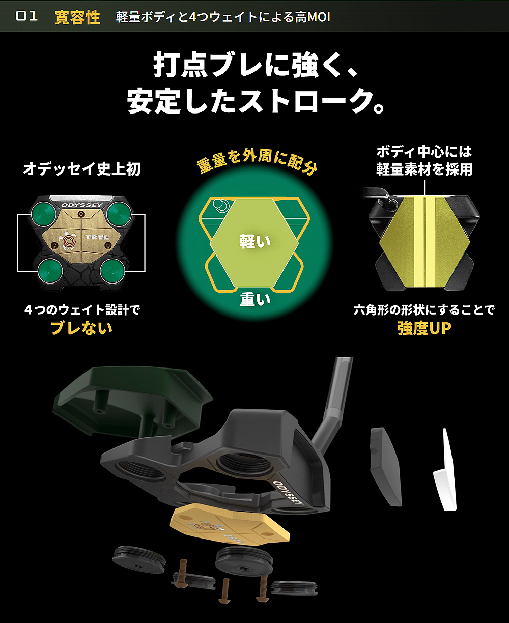 ODYSSEY（キャロウェイゴルフ） ODYSSEY オデッセイ 日本正規品 TRTL