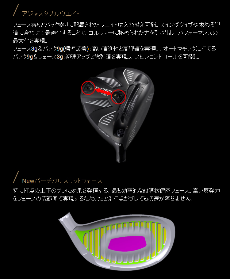 HONMA GOLF（本間ゴルフ） ホンマ 日本正規品 T//WORLD ツアーワールド