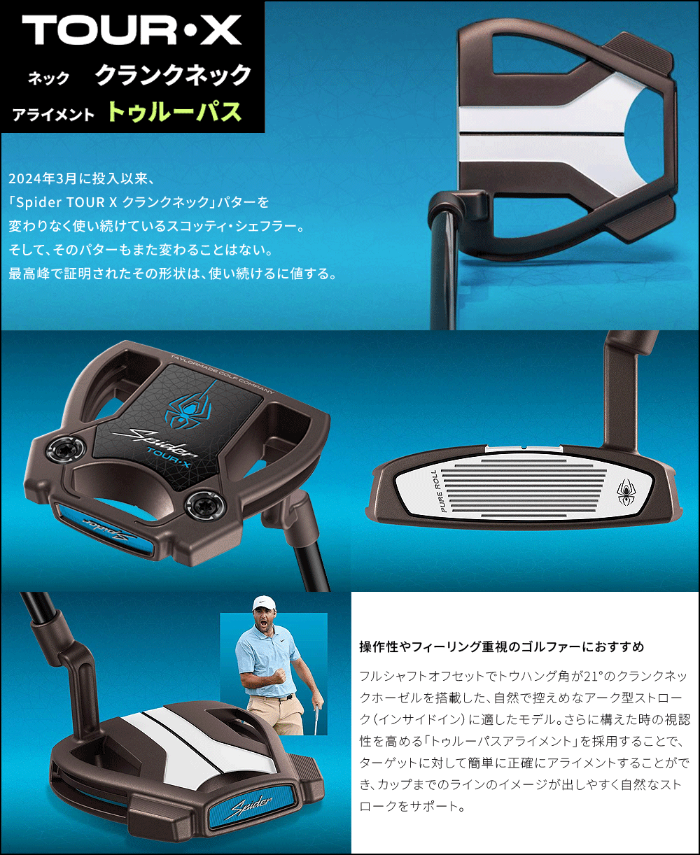 TaylorMade（テーラーメイド） 日本正規品 Spider TOUR スパイダー