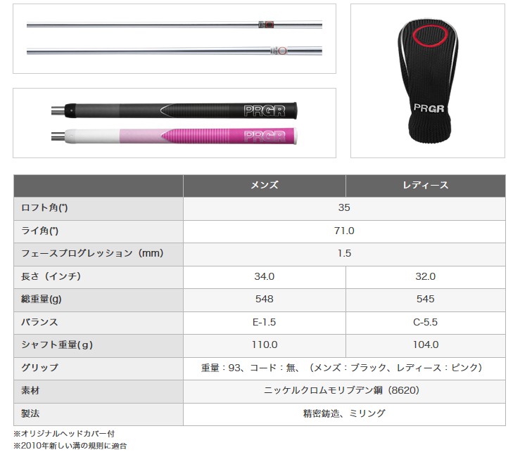 PRGR プロギア 正規品 R35 ウェッジ ( チッパー ) オリジナル