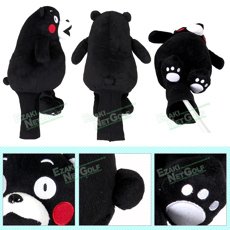 くまモン マスコット ストレート ぬいぐるみ ゴルフ ヘッドカバー