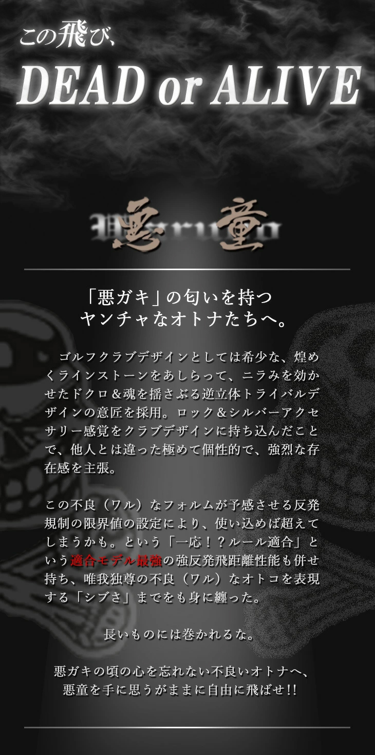 DYNA GOLF ダイナゴルフ 正規品 Warudo 悪童 ワルド ルール適合