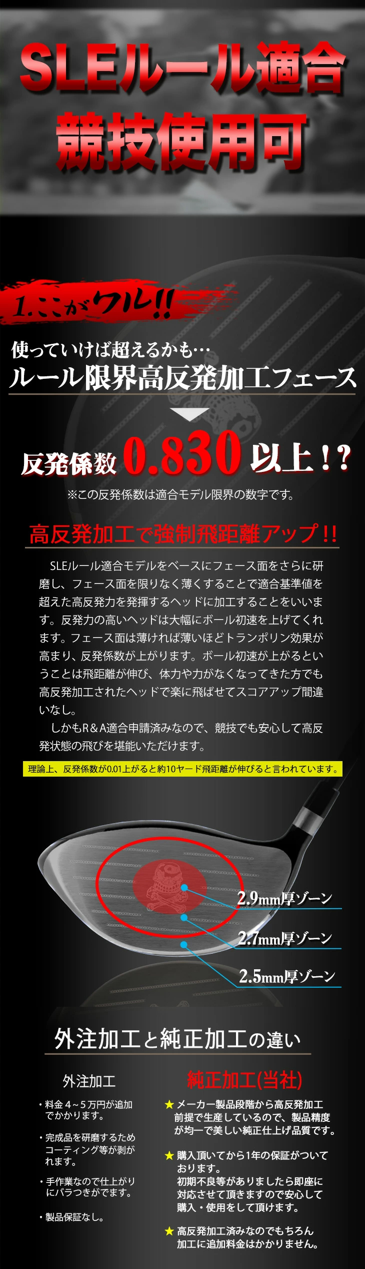 DYNA GOLF ダイナゴルフ 正規品 Warudo 悪童 ワルド ルール適合