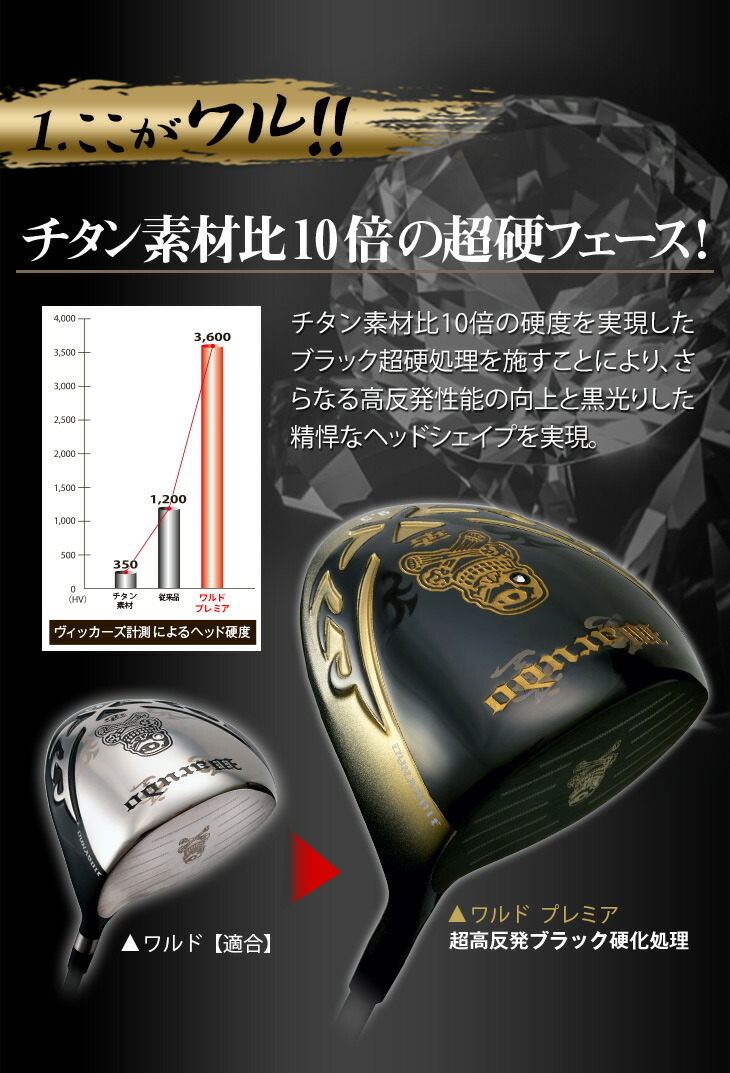 DYNA GOLF ダイナゴルフ 正規品 Warudo 悪童 ワルド 超高反発