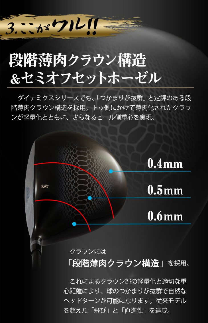 DYNA GOLF ダイナゴルフ 正規品 Warudo 悪童 ワルド 超高反発