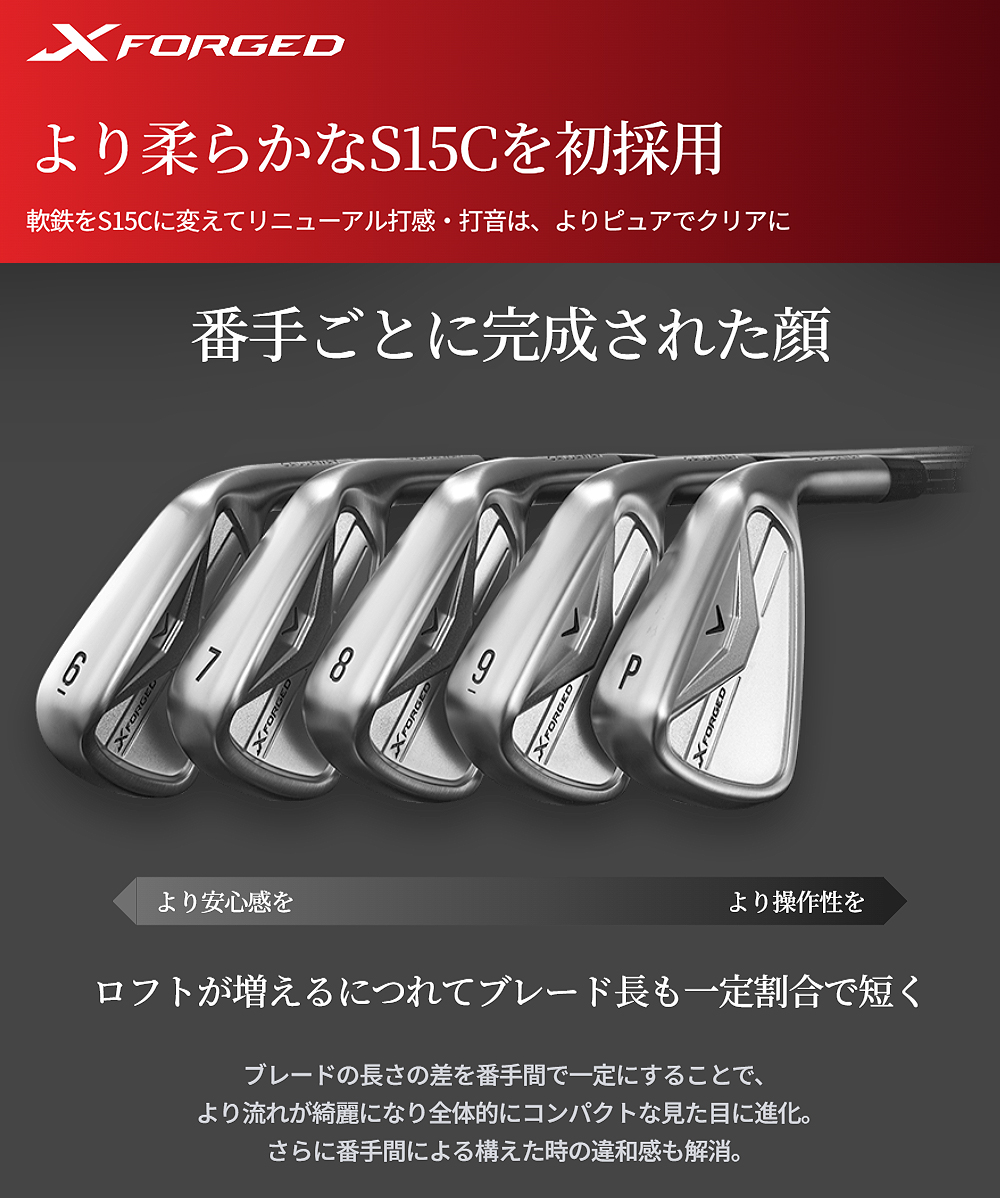 Callaway（キャロウェイ） 日本正規品 X FORGED フォージド アイアン