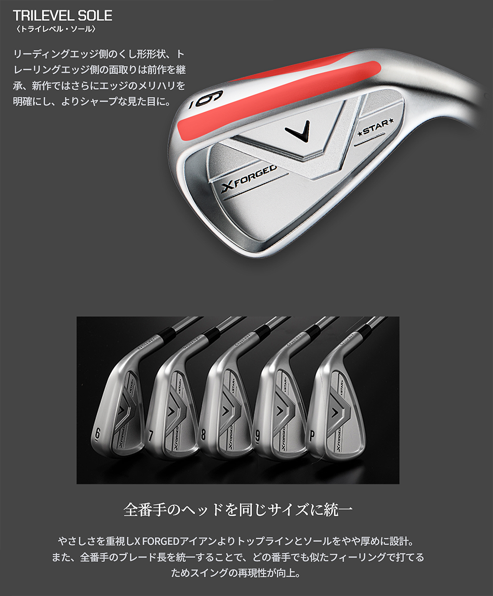 Callaway（キャロウェイ） 日本正規品 X FORGED STAR フォージド