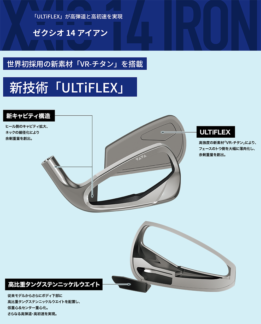 XXIO DUNLOP ダンロップ 日本正規品 ゼクシオ14 アイアン ゼクシオ