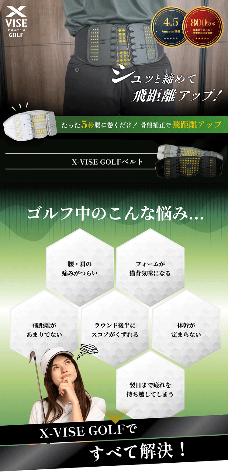 Lynx リンクス X-VISE GOLF クロスバイス ゴルフ 動滑車式骨盤