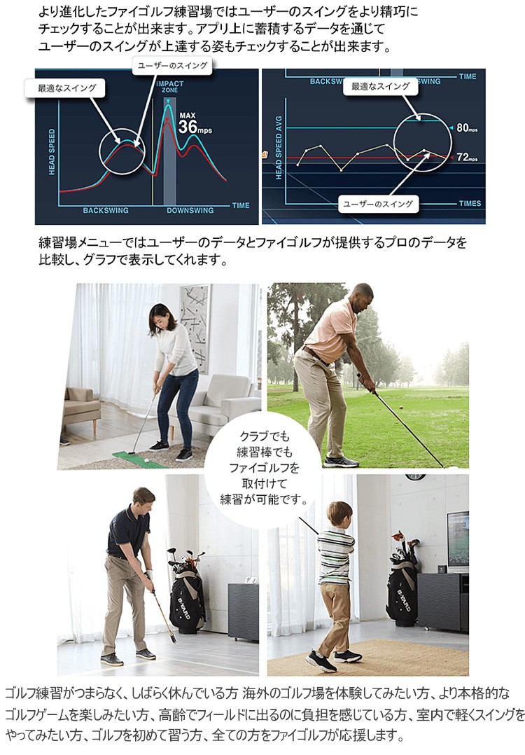 ファイゴルフ WGT Edition シュミレーター ゴルフ練習機 本体＋