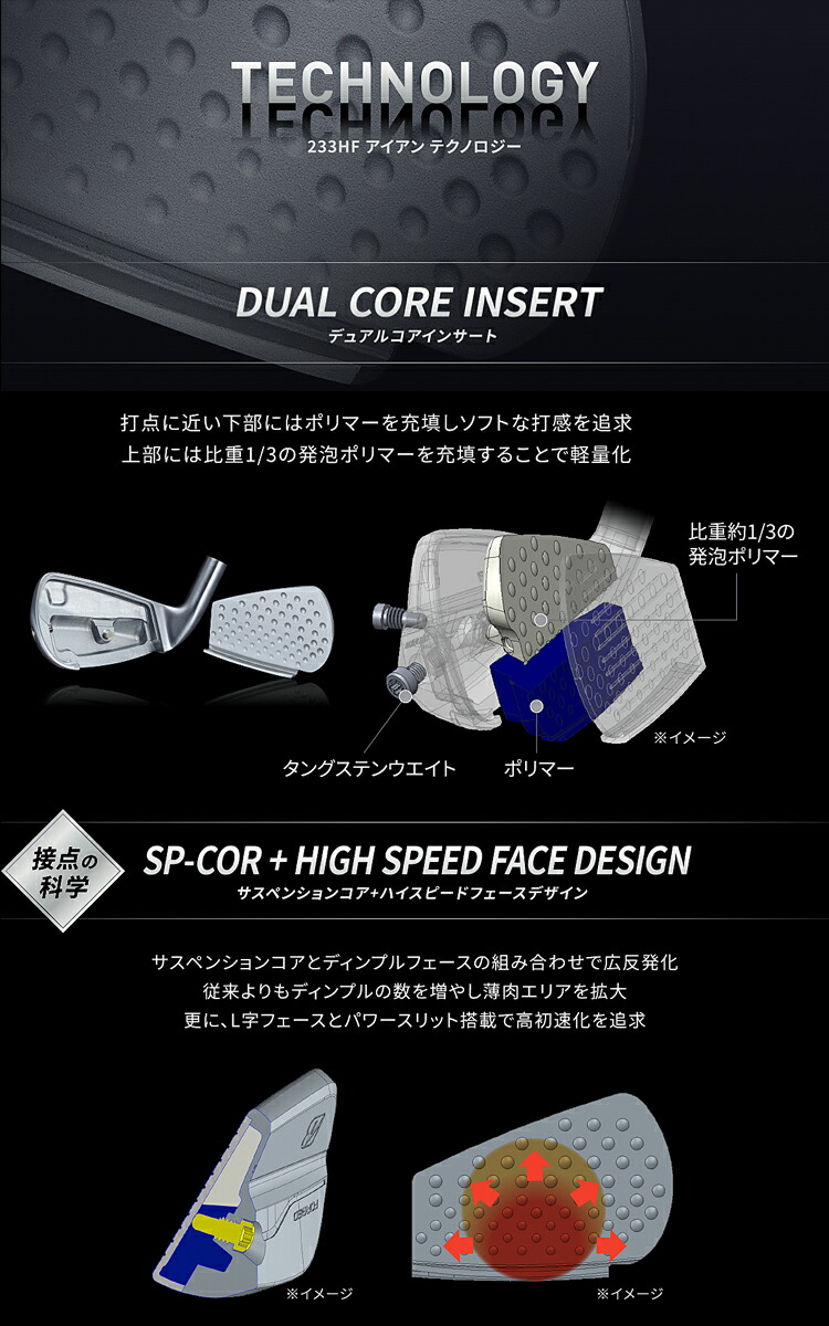 BRIDGESTONE（ブリヂストン） ブリヂストンゴルフ Bシリーズ 233HF