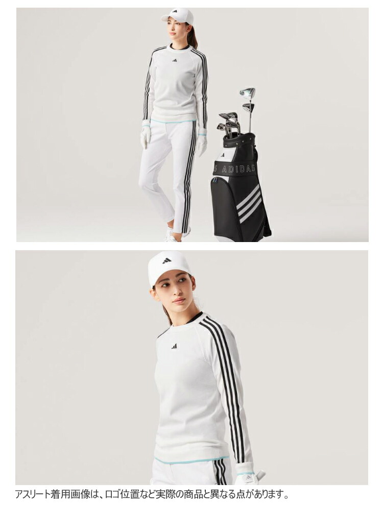 adidas（アディダス） ゴルフ ライトウェイト スリーストライプス 長袖