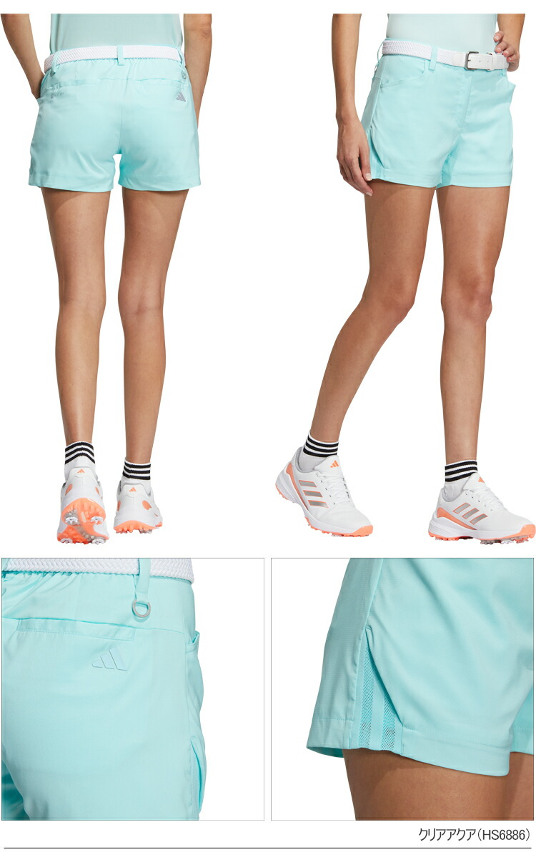 adidasゴルフ【L】セットアップ HEAT.RDÝシャツ&4WAYスカート adidas アディダス ゴルフウェア VW444 WIND.RDY ストレッチ