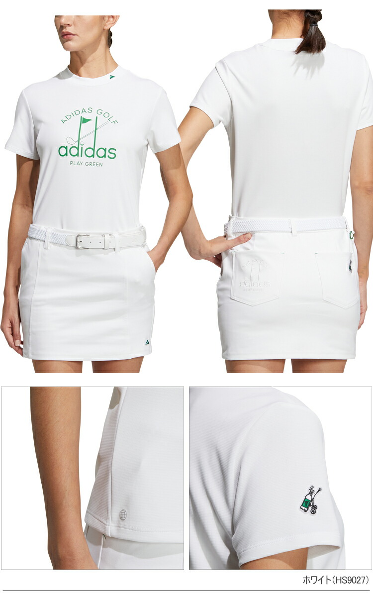 adidas（アディダス） ゴルフ PLAY GREEN グラフィック 半袖モック