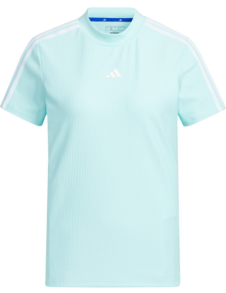 adidas - adidas GOLF【Ｍ】セットアップ モックネック半袖＆ストレッチスカート adidas アディダス ゴルフ スリーストライプス 半袖モックネック
