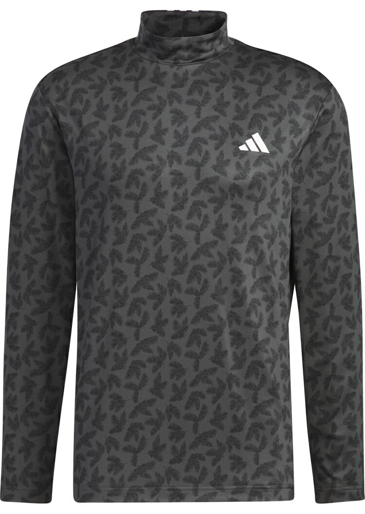 adidas アディダス ゴルフ パームリーフプリント モックネック L