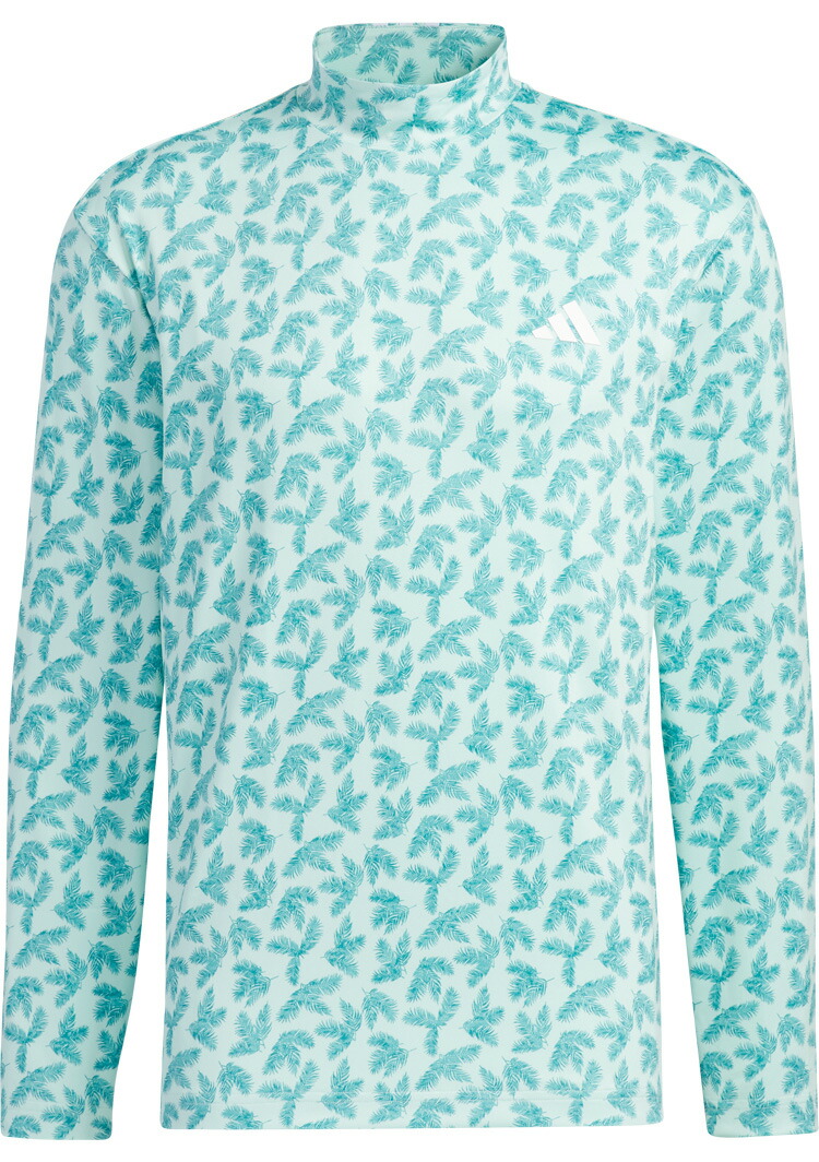 adidas（アディダス） ゴルフ パームリーフプリント モックネック L/S