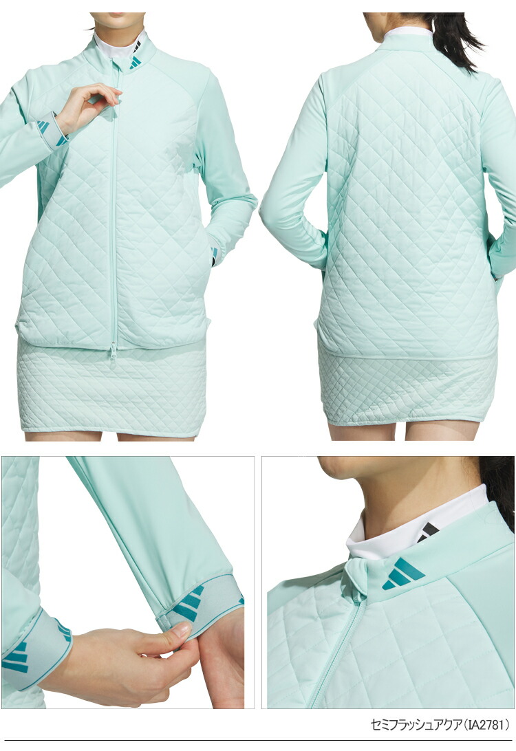 adidas（アディダス） ゴルフ COLD. RDY キルトレイヤード フルジップ