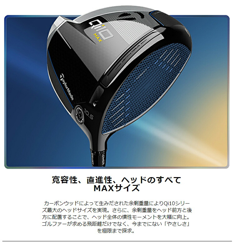TaylorMade（テーラーメイド） キュー アイ テン マックス ドライバー