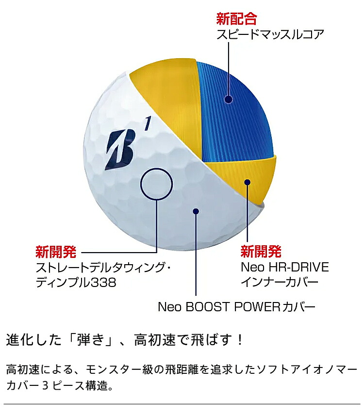 BRIDGESTONE（ブリヂストン） ブリヂストンゴルフ ツアービー ジェイ