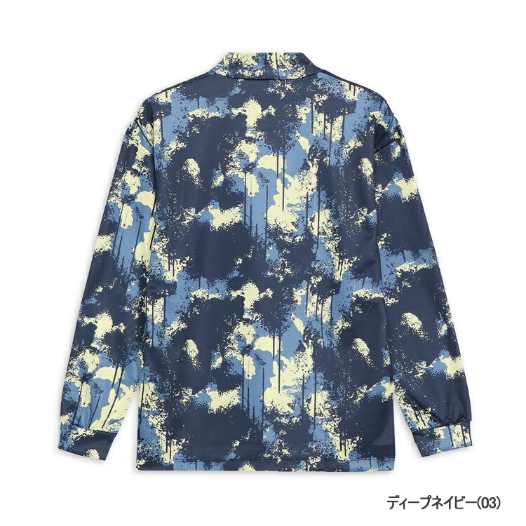 PUMA（プーマ） ゴルフ PC スプラッシュ AOP 長袖 モックネック シャツ