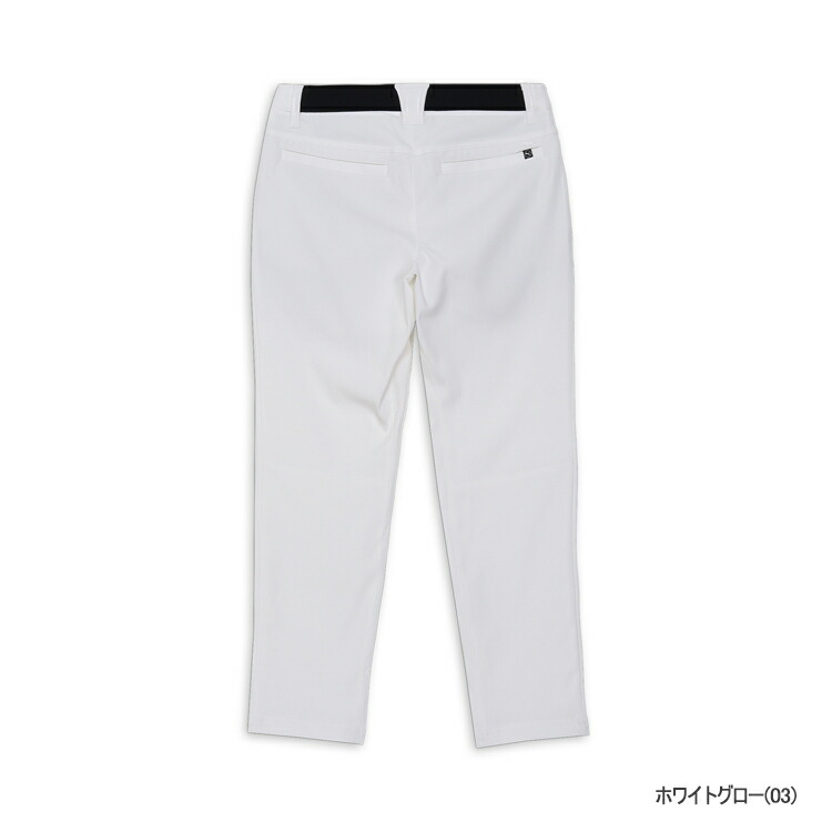 【L】春夏 定価30,800円 プーマ ゴルフ テーパード カーゴパンツ 白 PUMA（プーマ） P5倍 ゴルフ ストレッチ ダイアモンドリップ スリム