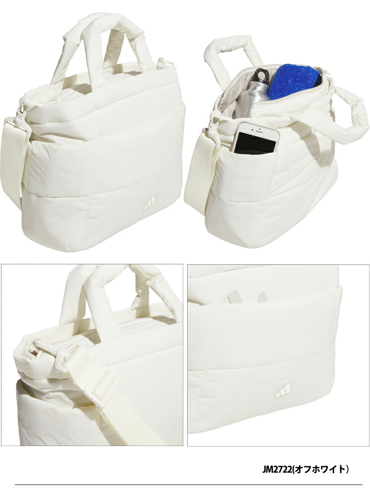 adidas（アディダス） ゴルフ キルティング ショルダーラウンドトート