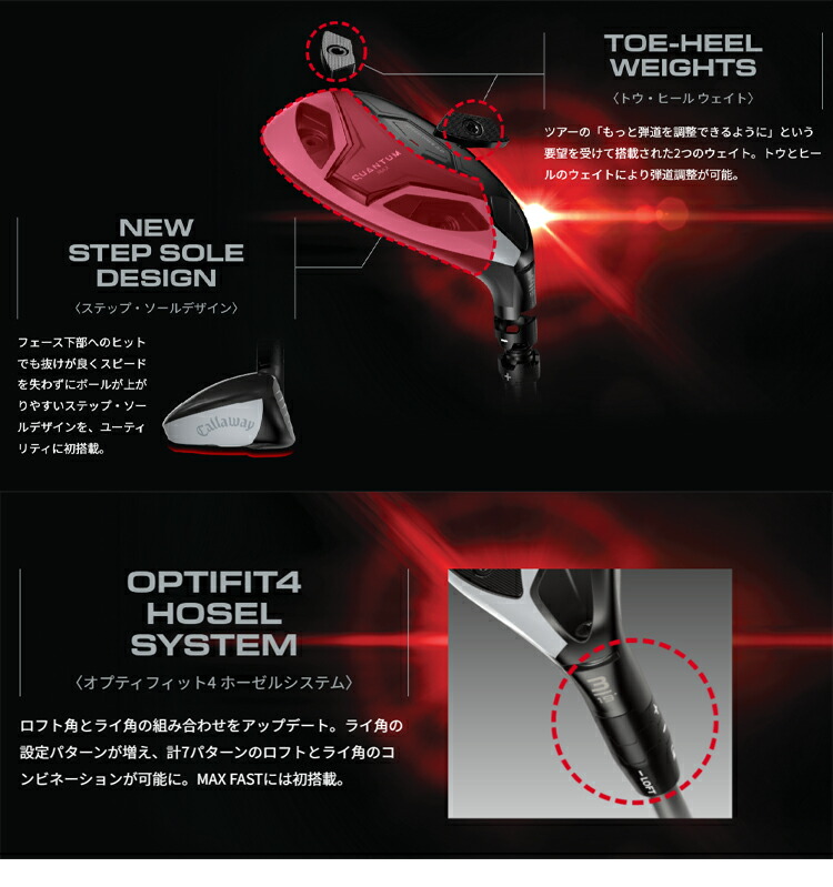 ATHLEMAX 60X キャロウェイ1W用 Callaway（キャロウェイ） クアンタム