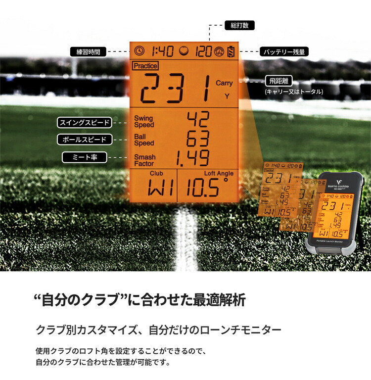 VOICE CADDIE（ボイスキャディ） 単4電池4個プレゼント中！ スウィング