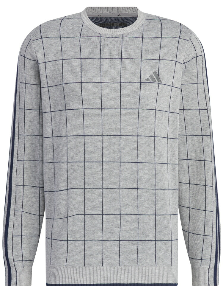 アディダス ゴルフ クルーネック スリーストライプス 長袖セーター メンズ adidas GOLF JTY60 adidas（アディダス） アディダスゴルフ クルーネック スリー