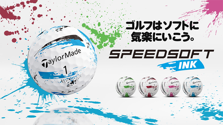 TaylorMade テーラーメイド スピードソフト インク ゴルフボール