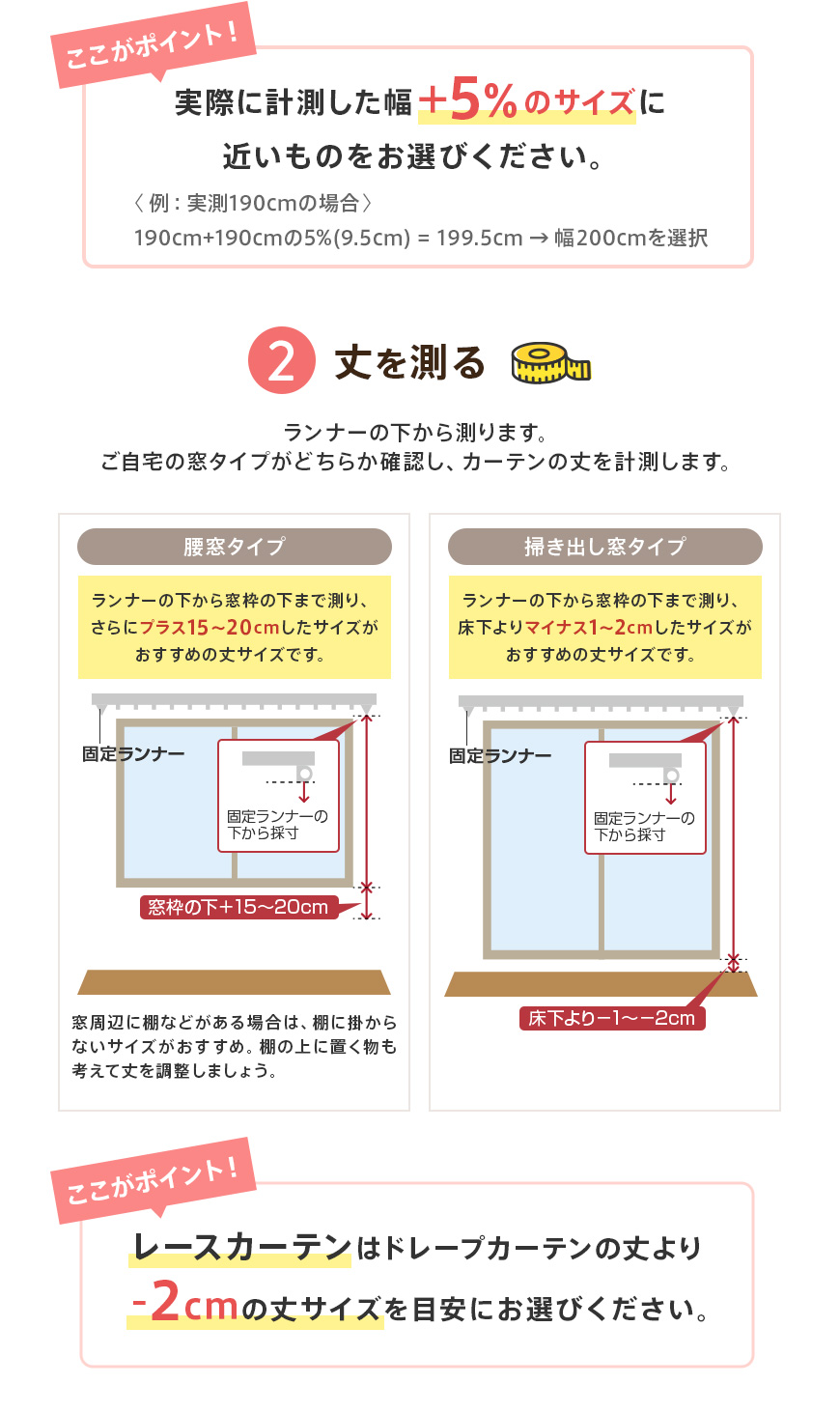 サイズの選び方