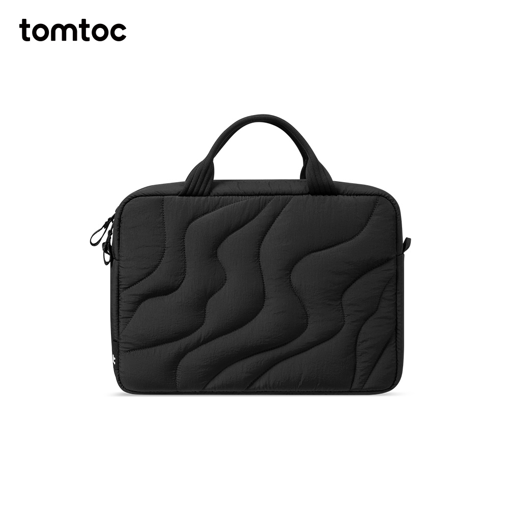 新品tomtoc 大容量 リュックサック ブラック パスポートケースセット