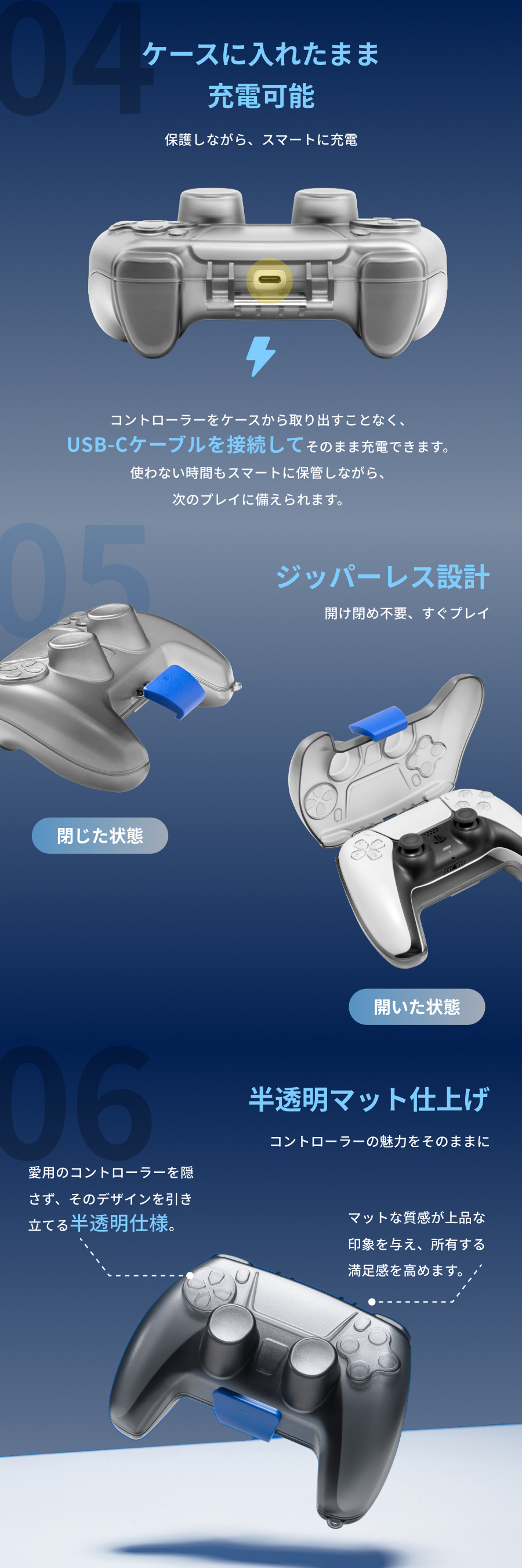 tomtoc ArmorCase-G27 PS5/Pro コントローラーケース tomtoc PS5