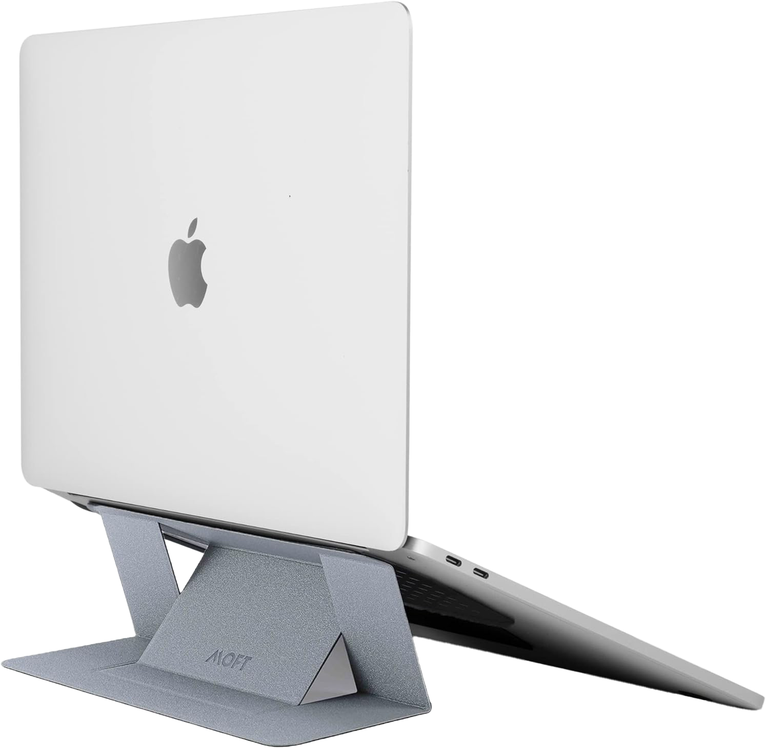 ノートパソコンスタンド moft PCスタンド 軽量 放熱 モフト 粘着タイプ 折りたたみ式 Mac...