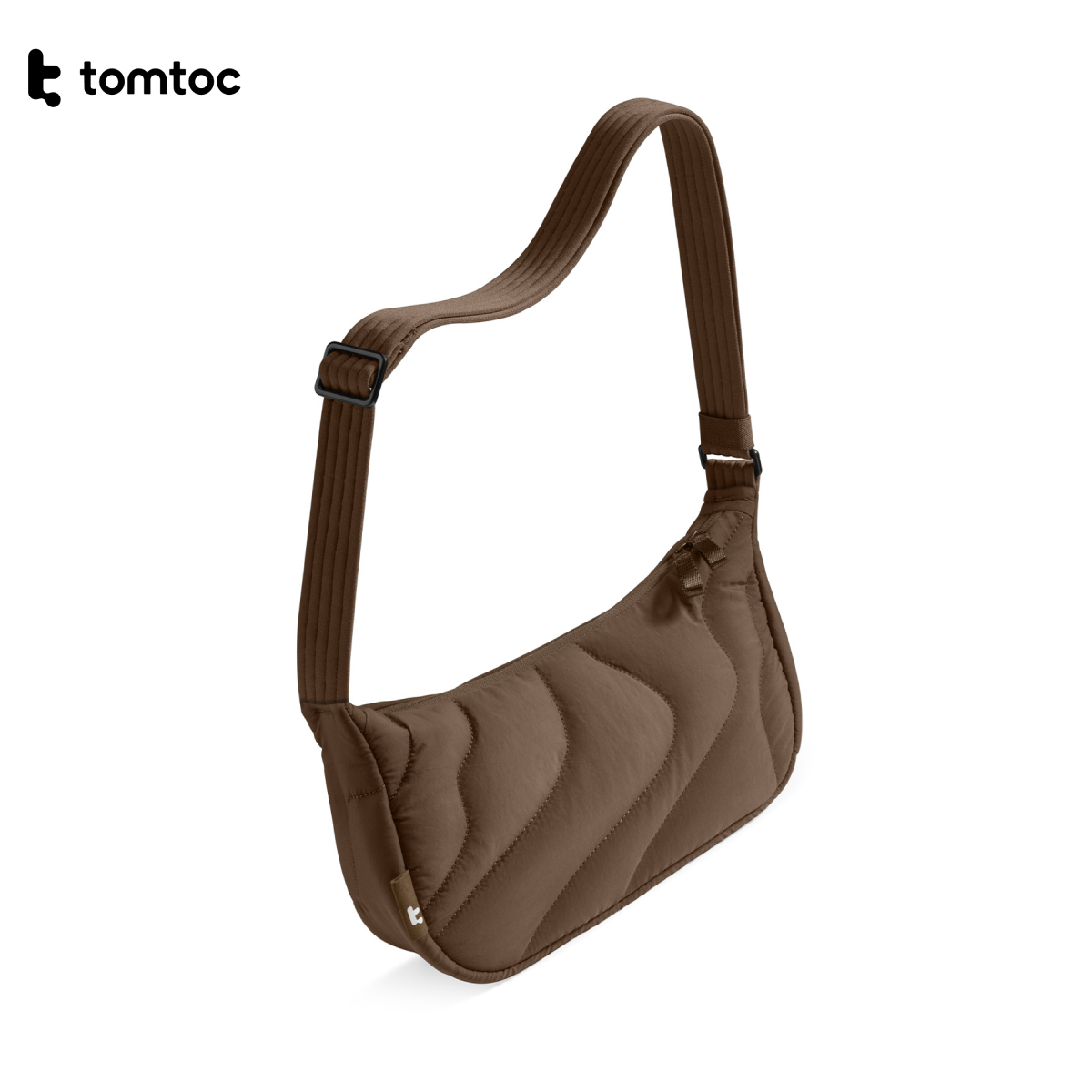 tomtoc 【Sサイズ：3.5L】tomtoc ショルダーバッグ 軽量 ラウンド