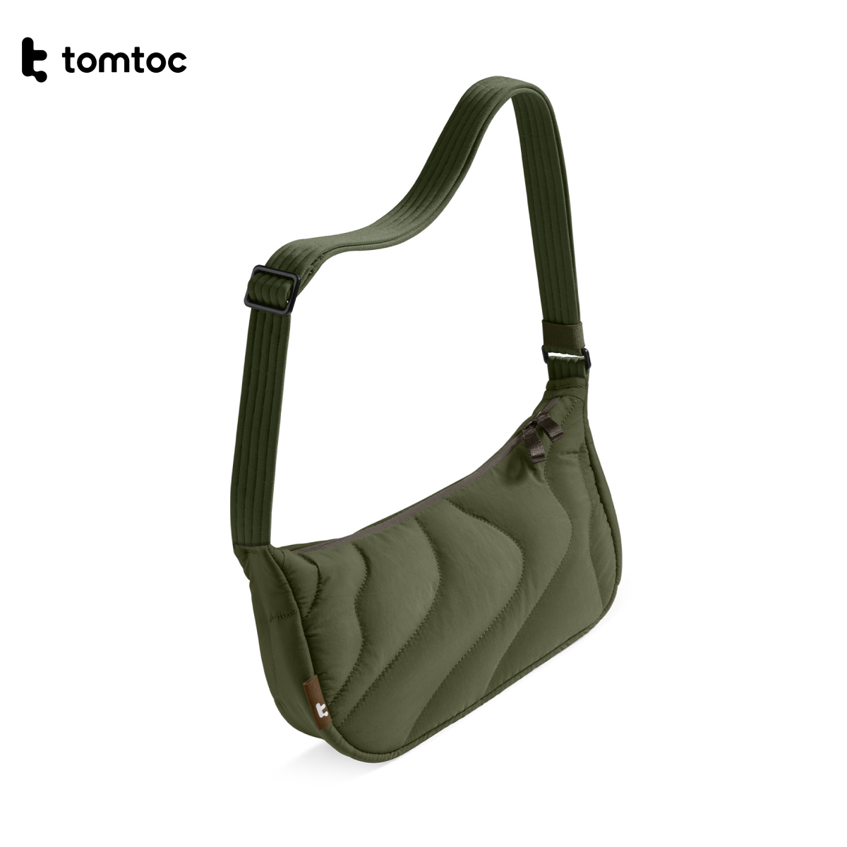tomtoc 【Sサイズ：3.5L】tomtoc ショルダーバッグ 軽量 ラウンド